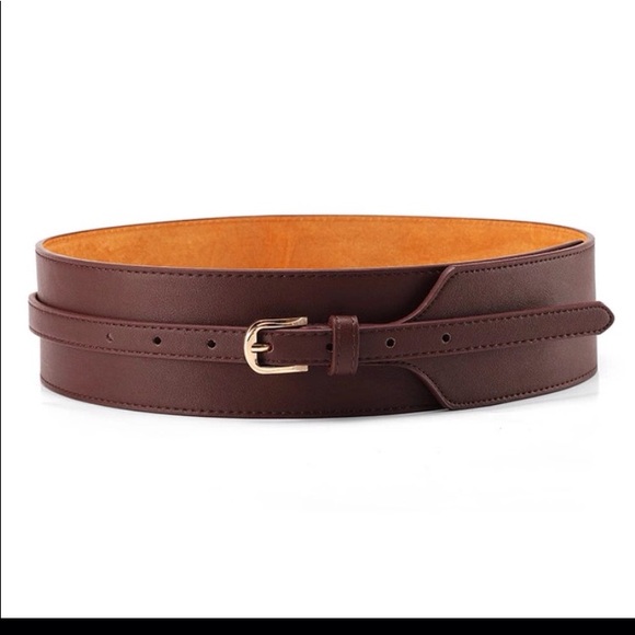 Accessories - IN NOW  Black or Red wide leather belt